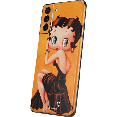 Betty Boop Little Black Dress Galaxy S21 Plus 5G Skin